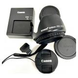 CANNON EFS 18 55MM Image Stabilizer Macro 0.25 / 0.8 Ft EOS REBEL T3 Camera with Accessories and Bag