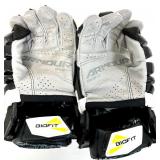 BAUER / UNDER ARMOR / REEBOX Brand HOCKEY GEAR with Metal Storage Bin