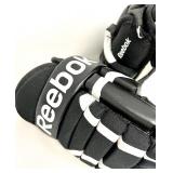 BAUER / UNDER ARMOR / REEBOX Brand HOCKEY GEAR with Metal Storage Bin