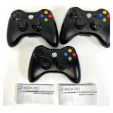 XBOX 360 with 3 Wireless Controllers and Accessories