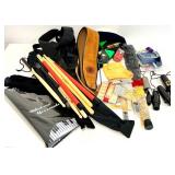 Various Musical Reeds, Drumsticks, Straps, Sheet Music Folder and other items
