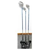 TOUR SERIES Youth Golf Clubs 1 / 4H / 3 with Covers