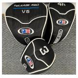 TOUR SERIES Youth Golf Clubs 1 / 4H / 3 with Covers
