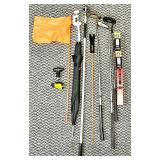 Golf Accessories / Umbrella / Flags / Golf Balls and Antique Golf Ball Retriever