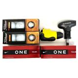 Golf Accessories / Umbrella / Flags / Golf Balls and Antique Golf Ball Retriever