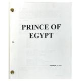 PRINCE OF EGYPT MOVIE - SCRIPT - SHEET MUSIC - BOOK and Signed Letter