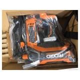 RIDGID 18V Brushless Cordless HYPERDRIVE 16-Gauge 2-1/2 in. Straight Finish Nailer(Tool Only), Belt Clip, Bag, Sample Nails  Customer Returns See Pictures