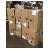 Lot of Marina Wall Mount Mailbox Black Customer Returns See Pictures