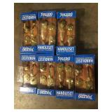 Lot of Single Cylinder Polished Brass Door Handleset by TOLEDO  Customer Returns See Pictures