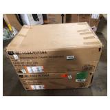 2 Boxes of Hampton Bay Unfinished Stationary Wood Outdoor Adirondack Chair (2-Pack)  Customer Returns See Pictures