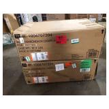 2 Boxes of Hampton Bay Unfinished Stationary Wood Outdoor Adirondack Chair (2-Pack)  Customer Returns See Pictures