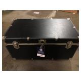 Seward Trunk Seward Traveler Black Trunk with Wheels and Lock 31 in. Customer Returns See Pictures