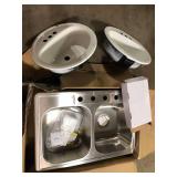 Lot of Assorted Sinks Various Models and Conditions  Customer Returns See Pictures