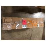 RELN Storm Drain Deep Series 5 in. W x 5.25 in. D x 39.4 in. L Channel Drain Kit with Gray Grate (6-Pack)   Customer Returns See Pictures