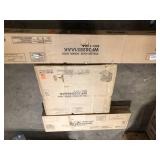 Wooden Twin Over Full Bunk Bed, Loft Bed with Playhouse, Farmhouse, Ladder and Guardrails By  NEW SPACE Customer Returns See Pictures