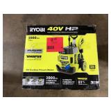 RYOBI 40V HP Brushless Whisper Series 2000 PSI 1.2 GPM Cold Water Electric Pressure Washer (Tool Only)  Customer Returns See Pictures
