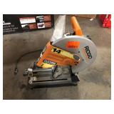 RIDGID 15 Amp 14 in. Abrasive Cut-Off Saw Customer Returns See Pictures