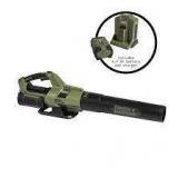 Green Machine 62V Cordless Axial Blower Variable Speed Brushless Motor, 123 MPH Max air speed, 655 CFM, 4 Ah Battery & Rapid Charger  Customer Returns See Pictures