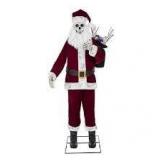 Home Accents Holiday 6 ft. Animated LED Skeleton Santa Customer Returns See Pictures