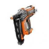 RIDGID 18V Brushless Cordless HYPERDRIVE 16-Gauge 2-1/2 in. Straight Finish Nailer(Tool Only), Belt Clip, Bag, Sample Nails  Customer Returns See Pictures