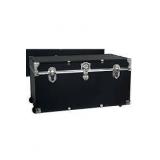 Seward Trunk Seward Traveler Black Trunk with Wheels and Lock 31 in. Customer Returns See Pictures