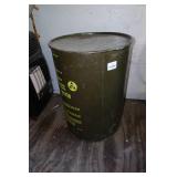 Military 17.5 Gallon Drinking Water Storage Barrel