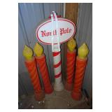 Blown Plastic Christmas Décor