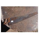 Vintage Metal Handle Saw - 30" Blade