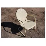 Vintage Style Iron Patio Chair