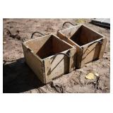 *2* Vintage Wooden Shipping Crates