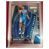 2019 Prizm Darius Bazley Rookie Card - PSA 10