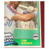 1981 Topps Traded Tim Raines Rookie Card