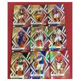 (9) Phoenix Fire Burst Quarterback Cards