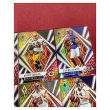 (9) Phoenix Fire Burst Quarterback Cards
