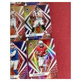 (9) Phoenix Fire Burst Quarterback Cards
