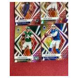 (9) Phoenix Fire Burst Quarterback Cards