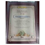 2018 Gypsy Queen Gary Sanchez Autograph Logo Swap Card - PSA 10