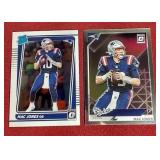 (2) Optic Mac Jones Rookie Cards