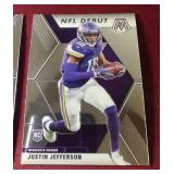 (2) Mosaic Justin Jefferson Rookie Cards