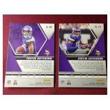(2) Mosaic Justin Jefferson Rookie Cards