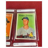 (4) 1958/59 Topps Baseball Cards