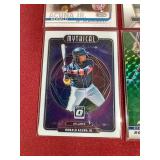 (4) Ronald Acuna Jr Cards - Includes Rookie Cup Card