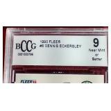 1990 Fleer Dennis Eckersley Card - BCCG 9