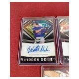 (5) Autographed Baseball Prospect Cards