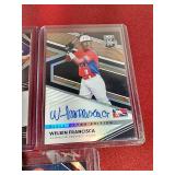 (5) Autographed Baseball Prospect Cards