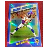 Beautiful 2000 Topps Chrome Cris Carter Refractor Card