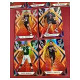 (10) Phoenix Fire Burst Football Rookie Cards