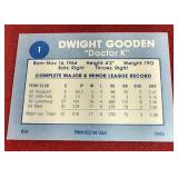 1985 Renata Galasso Dwight Gooden "Dr. K" Complete 30 Card Set