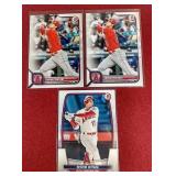 (3) Bowman Shohei Ohtani Cards