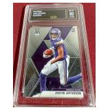 2020 Mosaic Justin Jefferson Rookie Card - GMA 10!